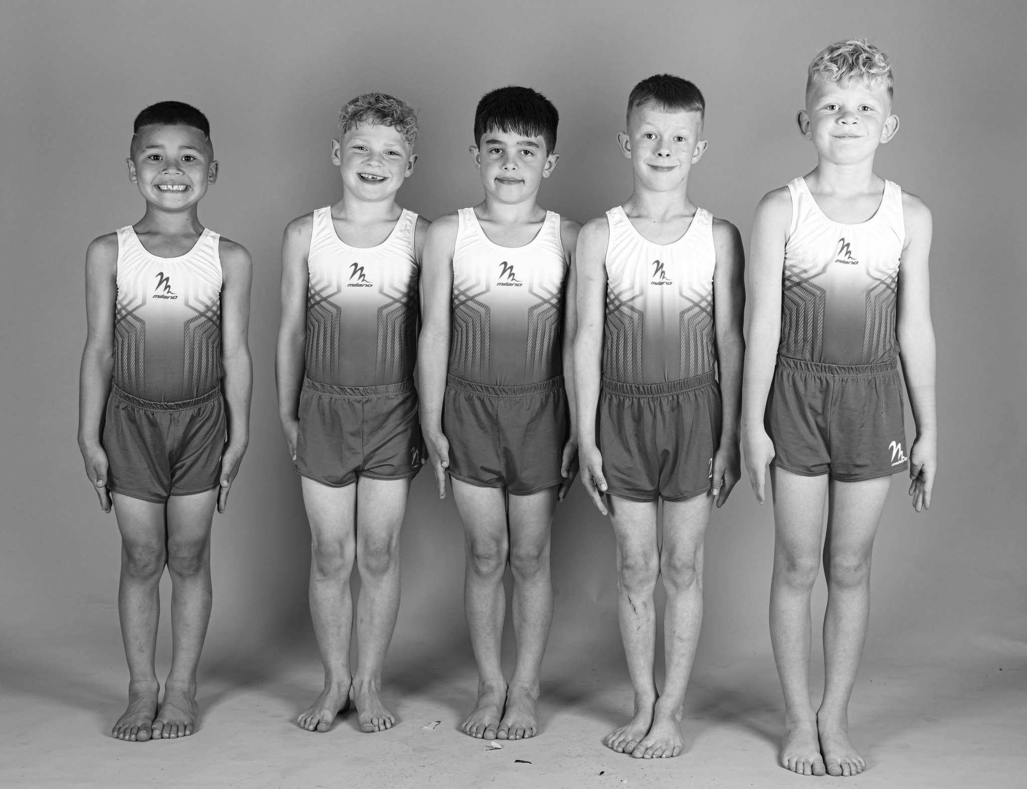 Boys from Severn Gymnastics and Trampoline Club
