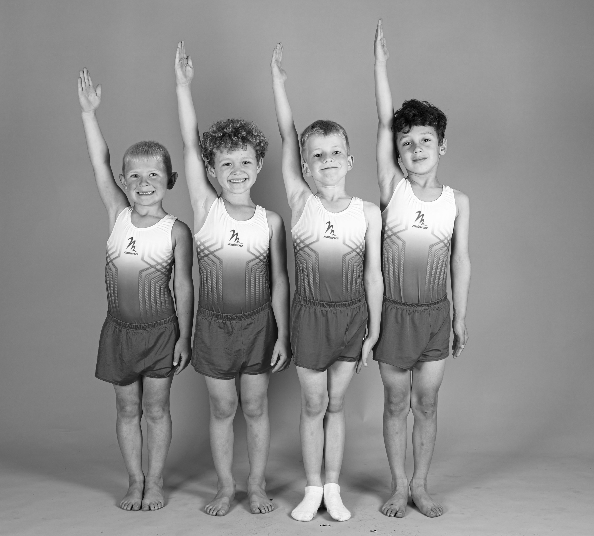 Young boys in the Severn Gymnastics Development Programme