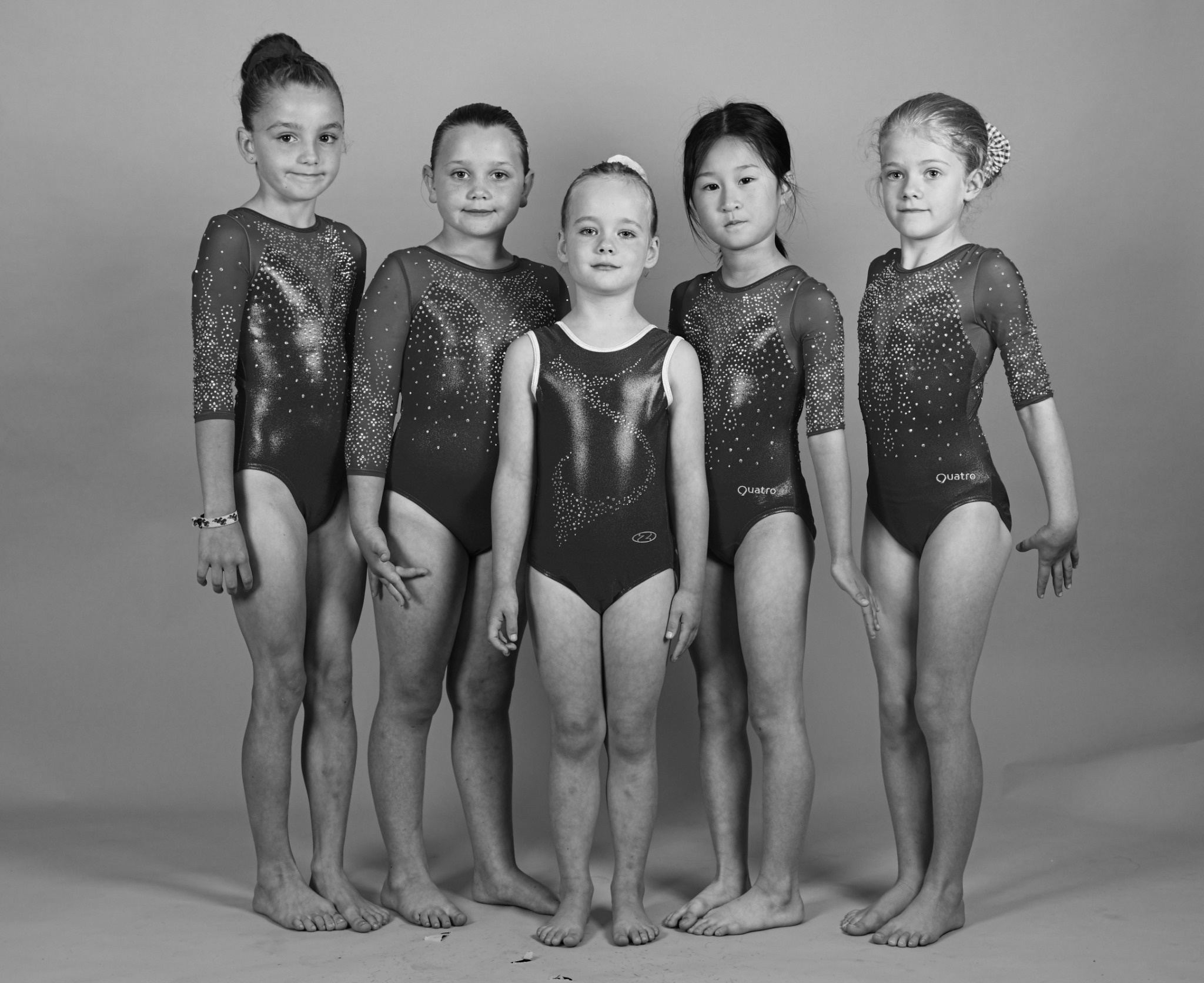 Young girls in the Severn Gymnastics Development Programme
